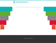 Tablet Screenshot of oilsandsnetwork.ca